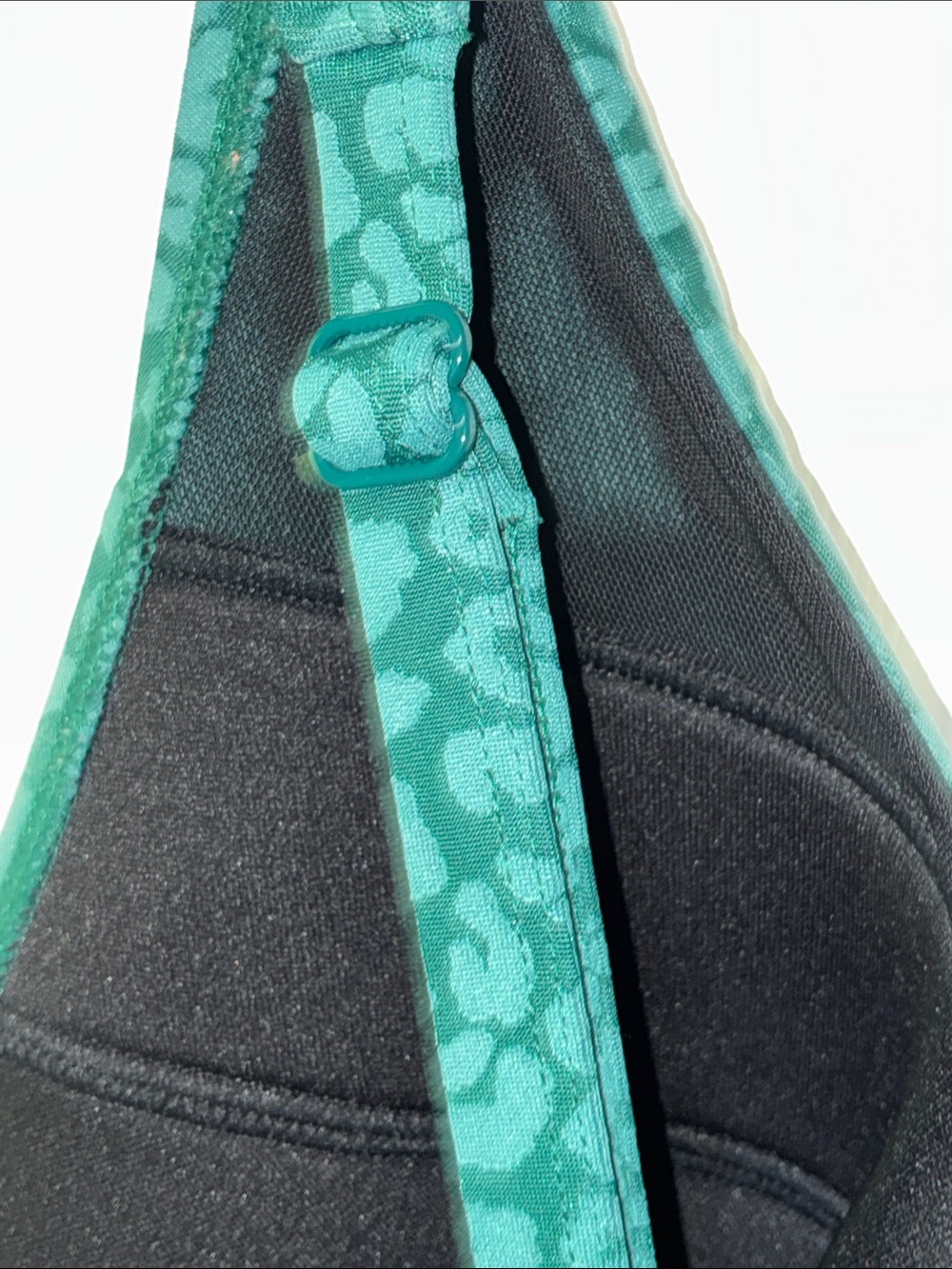 Green Leopard Twist-Front SwimTop - Picture 6 of 6